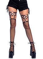 Spider (woman), garters, chain, studs, rings